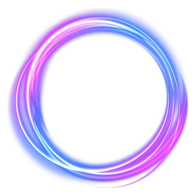 Glowing Neon Ring Laptop Backlight